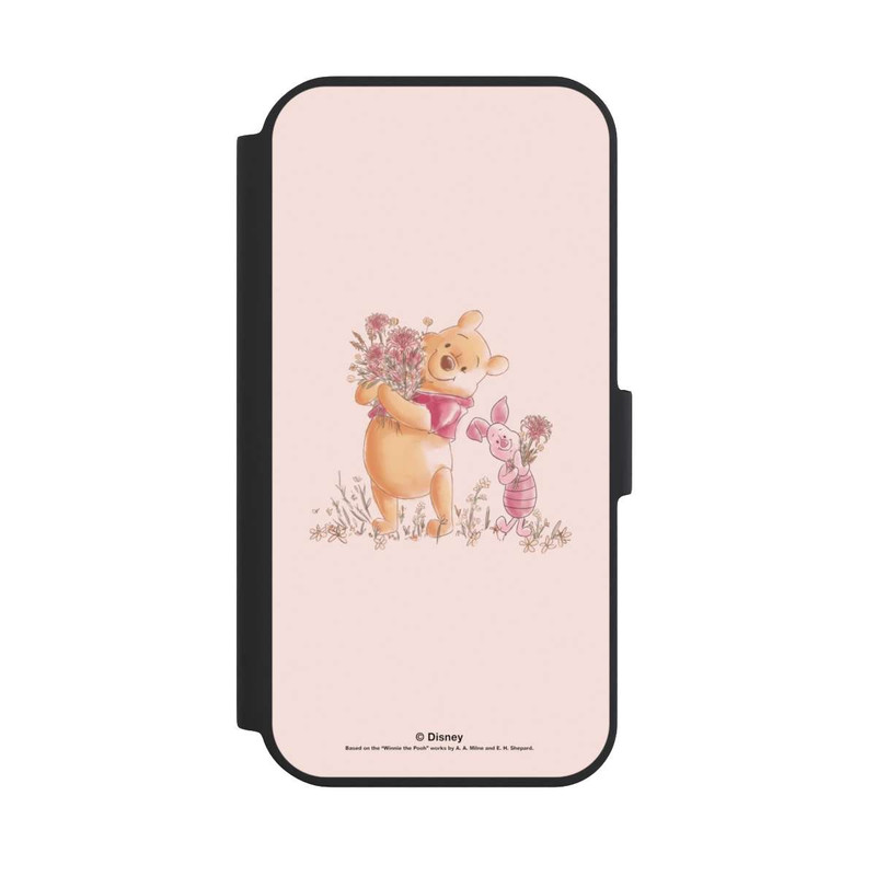 iPhone 15 NIVOflip Winnie Puuh and Ferkel Blumen