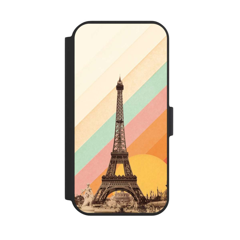 iPhone 15 NIVOflip Eiffelturm Regenbogen