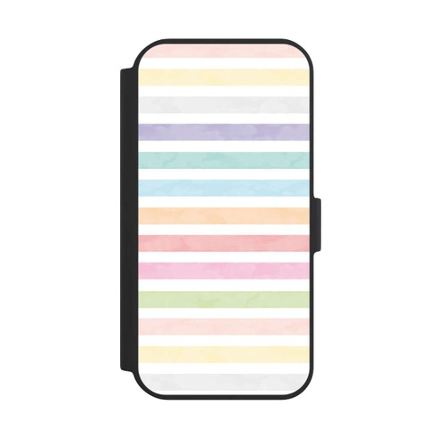 Apple iPhone 15 NIVOflip Regenbogenfarbene Streifen