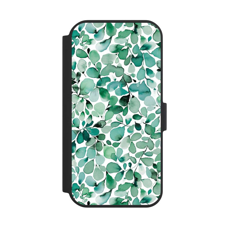 iPhone 15 NIVOflip Aquarellmuster Blätter