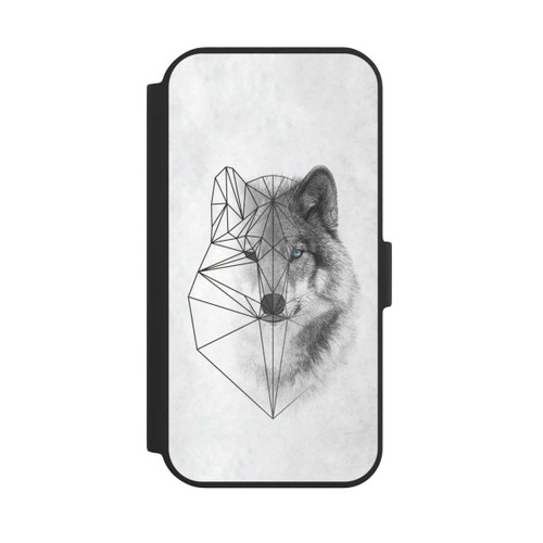 Apple iPhone 15 NIVOflip Polygonaler Wolf