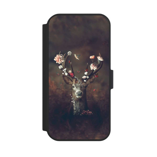 Apple iPhone 15 NIVOflip Fauna Flora Hirsch