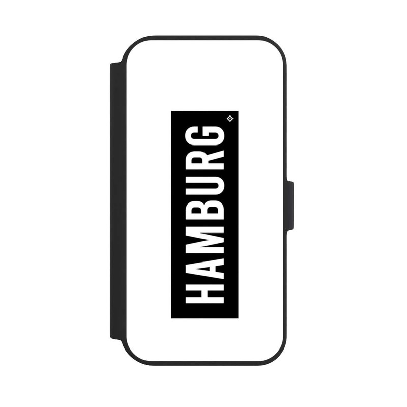 iPhone 15 NIVOflip HSV Hamburg Schwarz Weiss