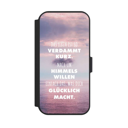 Apple iPhone 15 NIVOflip Das Leben Ist So Verdammt Kurz