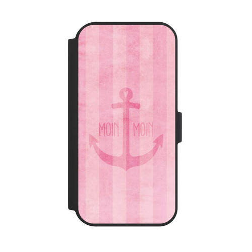 Apple iPhone 15 NIVOflip Moin Moin Stripes Pink