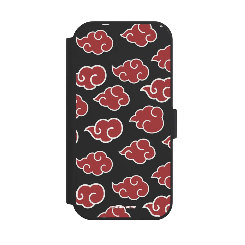 iPhone 15 NIVOflip Akatsuki Pattern Transparent
