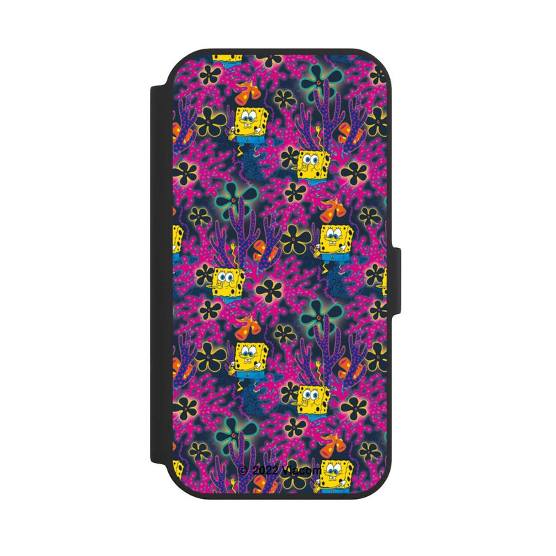 iPhone 15 NIVOflip Spongebob - Coral Muster