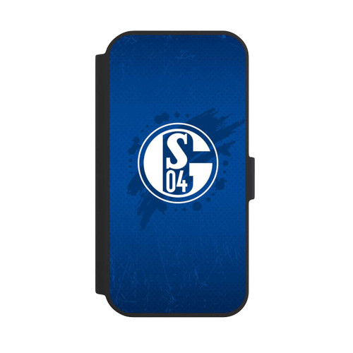 Apple iPhone 15 NIVOflip Schalke 04 Farbe Fleck Blau