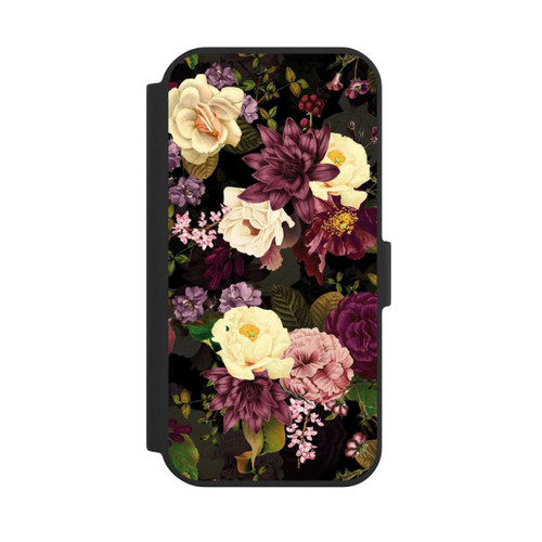 Apple iPhone 15 NIVOflip Fleurs Sombres &amp; Abeilles