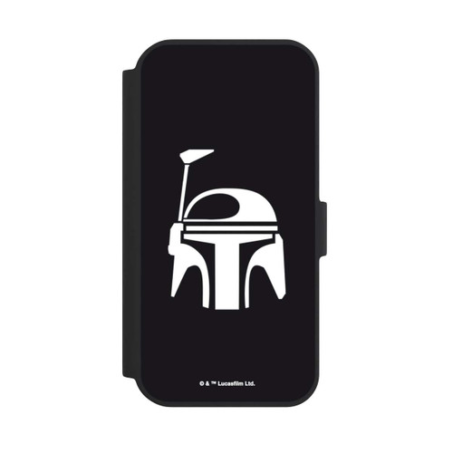 Apple iPhone 15 NIVOflip Boba Fett Helm Schwarz