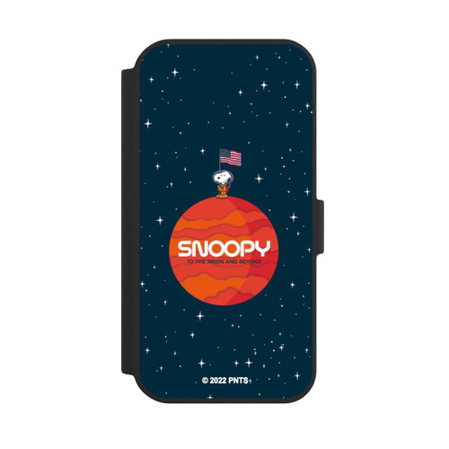 Apple iPhone 15 NIVOflip Snoopy Weltraumreisender Orange