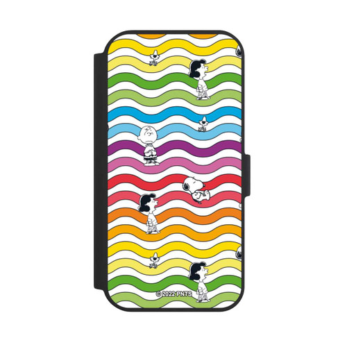 Apple iPhone 15 NIVOflip Snoopy Pattern Rainbow
