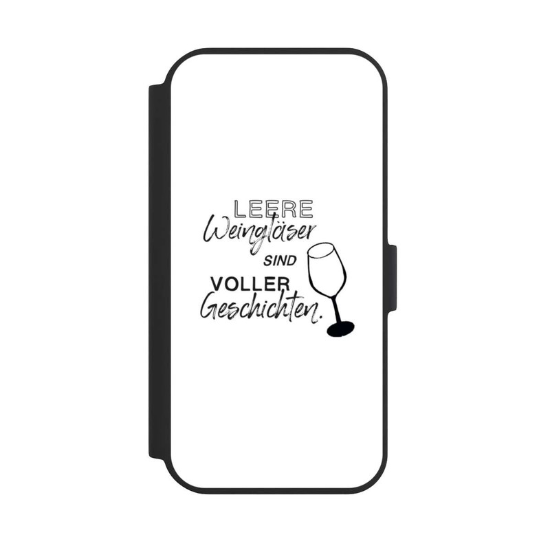 iPhone 15 NIVOflip Leere Weingläser