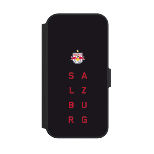 Apple iPhone 15 NIVOflip FC RB Salzburg Schriftzug Rot