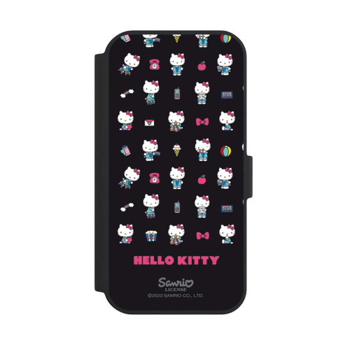 Apple iPhone 15 NIVOflip Hello Kitty 90s Schwarz