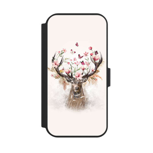 Apple iPhone 15 NIVOflip Deer Flowers Antlers