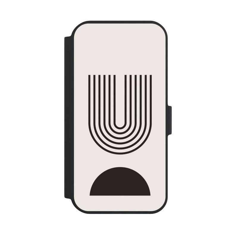 iPhone 15 NIVOflip Modern Art Black Lines