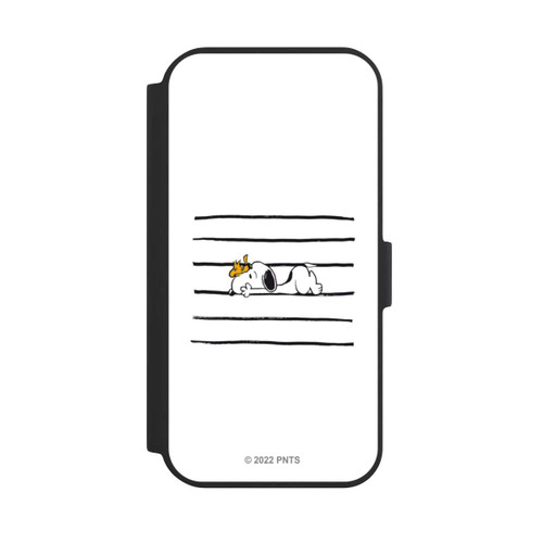 Apple iPhone 15 NIVOflip Snoopy Woodstock Streifen