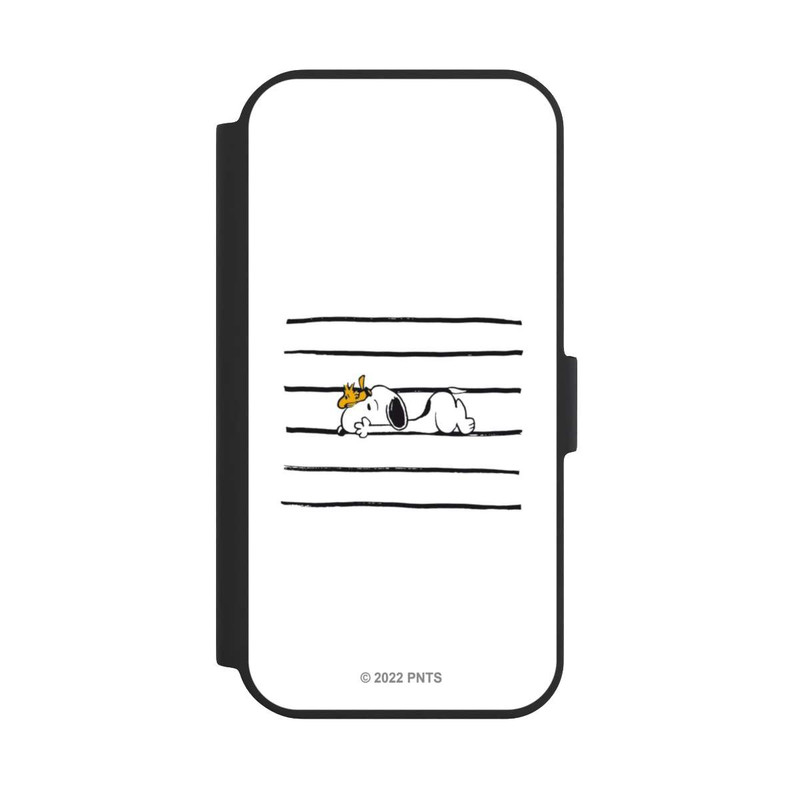 iPhone 15 NIVOflip Snoopy Woodstock Streifen