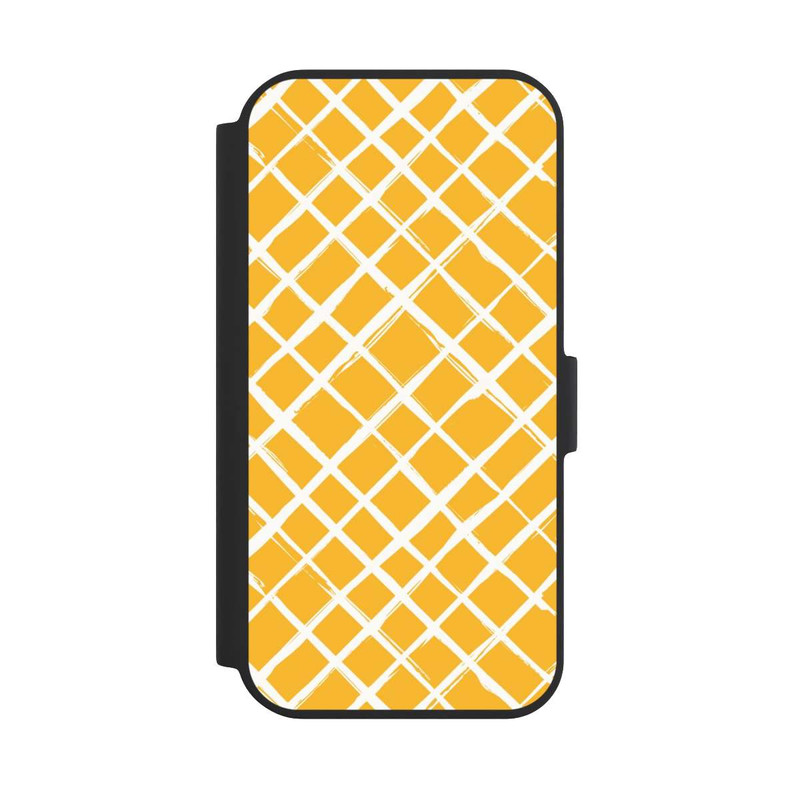 iPhone 15 NIVOflip Handgezeichnetes Karomuster