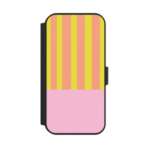 Apple iPhone 15 NIVOflip Neonfarbige Streifen