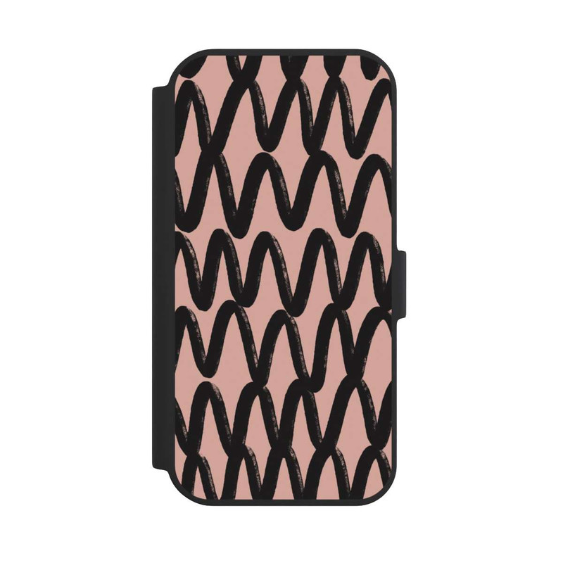 iPhone 15 NIVOflip Zig Zag Noir