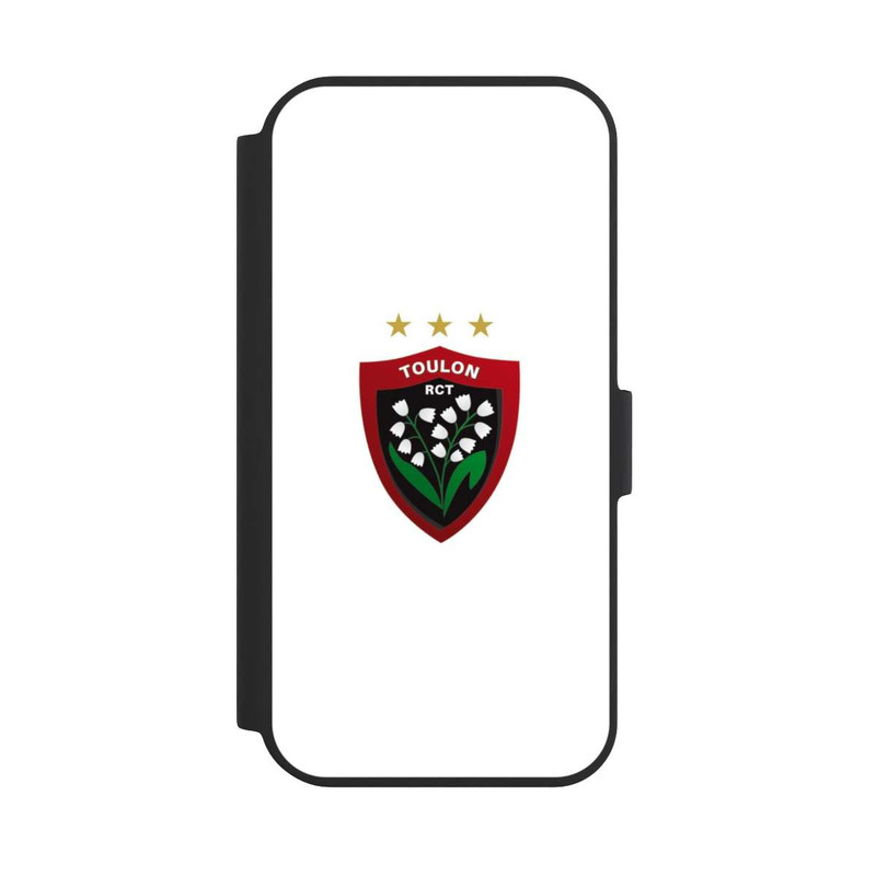 iPhone 15 NIVOflip RC Toulonnais Logo Weiß