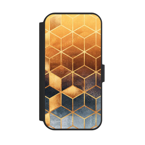 Apple iPhone 15 NIVOflip Würfel goldener Farbverlauf