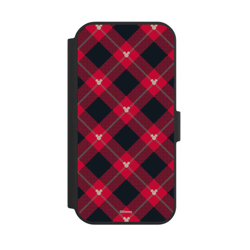 Apple iPhone 15 NIVOflip Mickey Weihnachtsmuster Rot