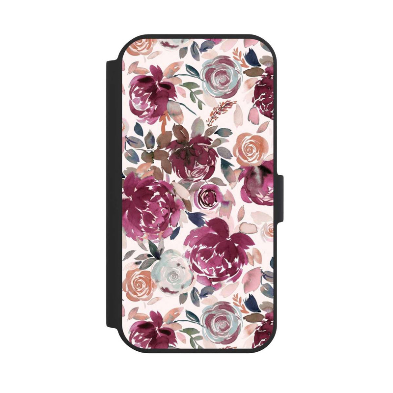 iPhone 15 NIVOflip Autumn Peonies and roses Pink