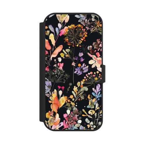 Apple iPhone 15 NIVOflip Wilde Gräser schwarz