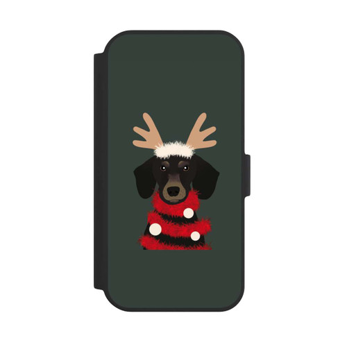 Apple iPhone 15 NIVOflip weihnachtlicher Dackel