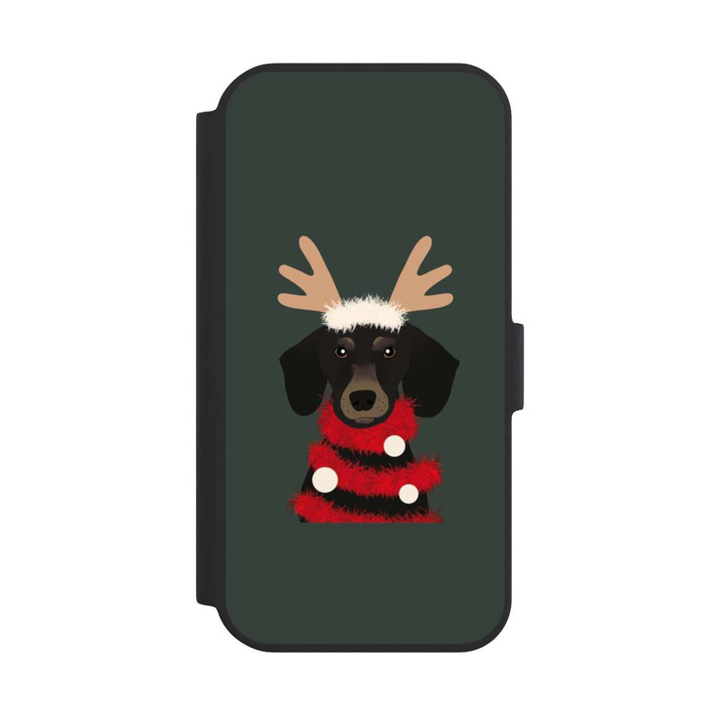 iPhone 15 NIVOflip weihnachtlicher Dackel