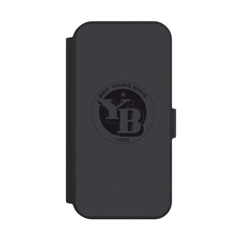 Apple iPhone 15 NIVOflip BSC YB Logo Grau