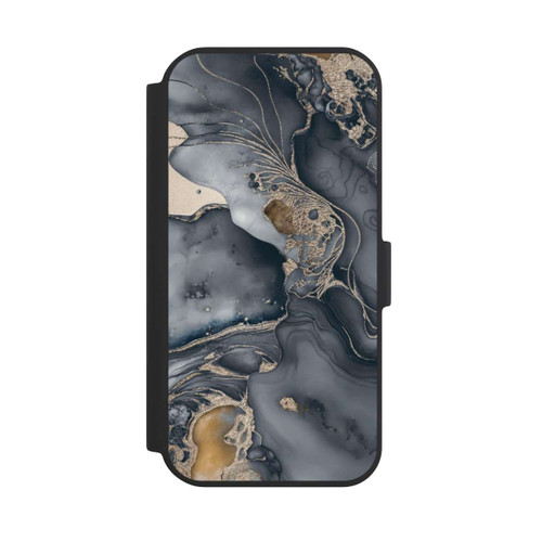 Apple iPhone 15 NIVOflip Alcohol Ink Gold Grey with AI