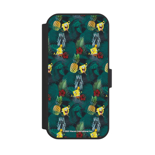 Apple iPhone 15 NIVOflip Spongebob Ananas-Muster
