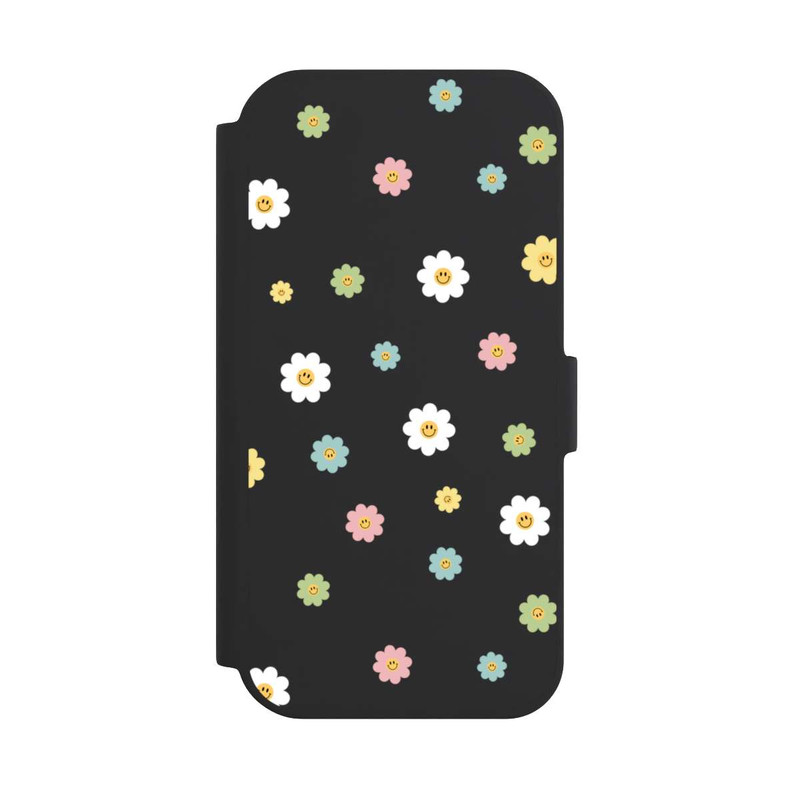 iPhone 15 NIVOflip Flower Power klein transparent