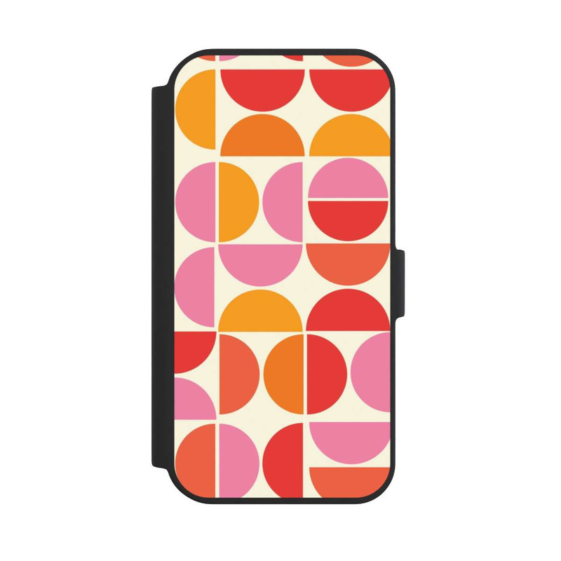 iPhone 15 NIVOflip Motif Tendance Rétro Orange