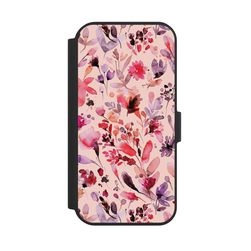 iPhone 15 NIVOflip Artsy Flowers Viva Magenta