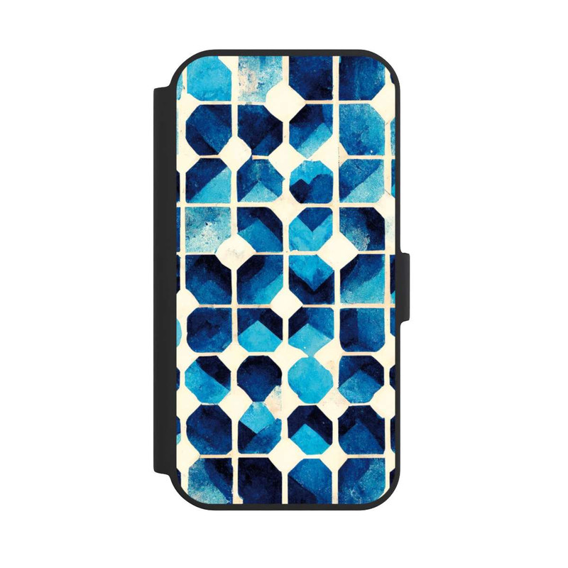 iPhone 15 NIVOflip Blaues Muster