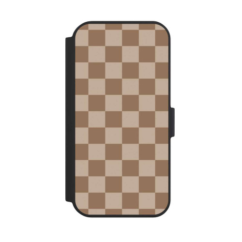 Apple iPhone 15 NIVOflip Brown check