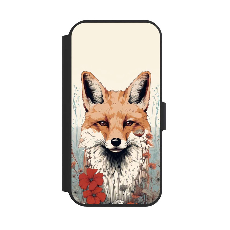 iPhone 15 NIVOflip  Fox with Flowers