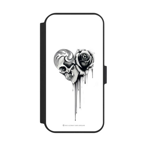 Apple iPhone 15 NIVOflip Amour Noir