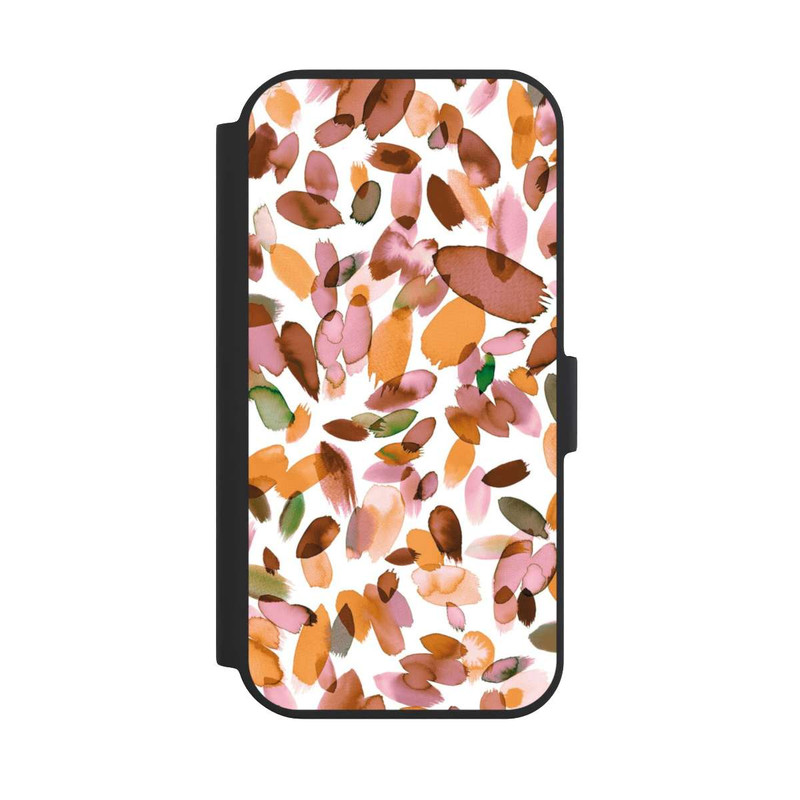 iPhone 15 NIVOflip Watercolor Petal Stains Orange
