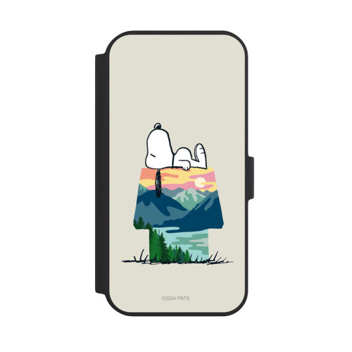 Apple iPhone 15 NIVOflip Snoopy Camping Hütte