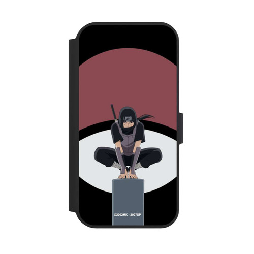 Apple iPhone 15 NIVOflip Itachi Uchiha Symbol schwarz