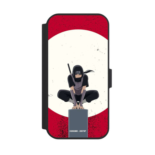 Apple iPhone 15 NIVOflip Itachi Uchiha symbol red background
