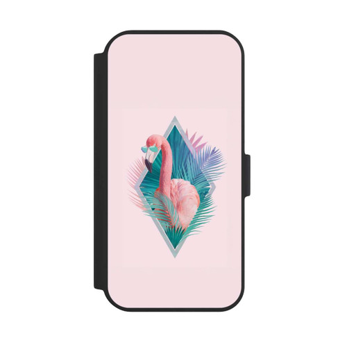 Apple iPhone 15 NIVOflip Tropical Leaves Flamingo