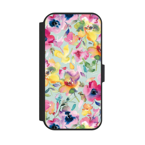 Apple iPhone 15 NIVOflip Künstlerischer Sommer Psychedelic Floral