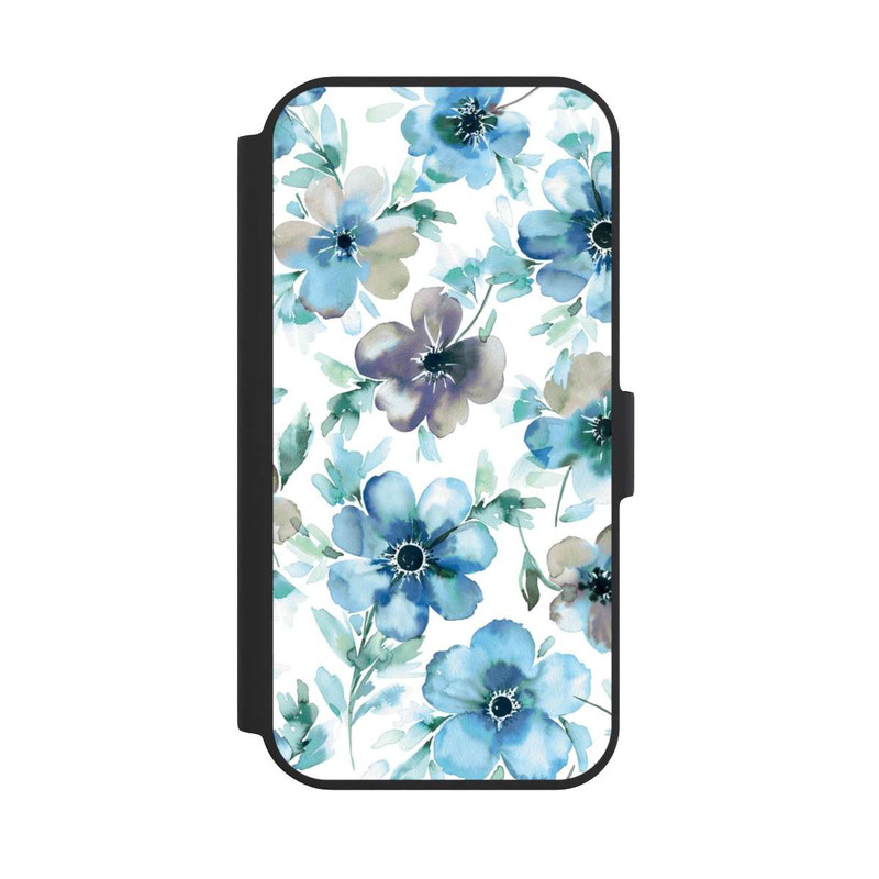 iPhone 15 NIVOflip Blue Flower Pattern Trendy